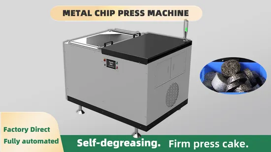 1.2 Tons Automatic Briquette Metal Scrap Press Machine Diameter 100*60mm Hydraulic Briquetting Machine for Copper Chips